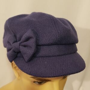 Navy Blue D&Y Hat with Bow